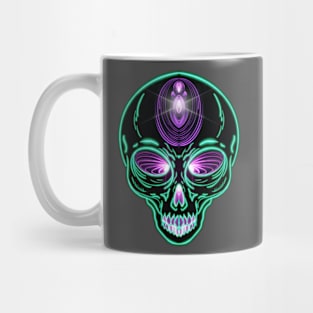 Psychedelic Visionary Alien Mug